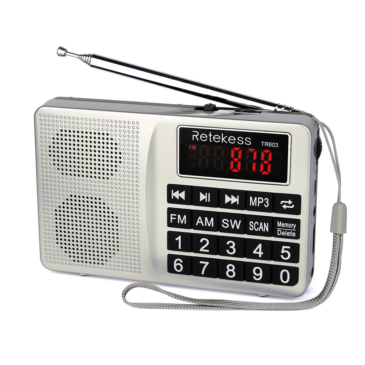 Retekess TR603 Portable AM FM Radio Shortwave Radio