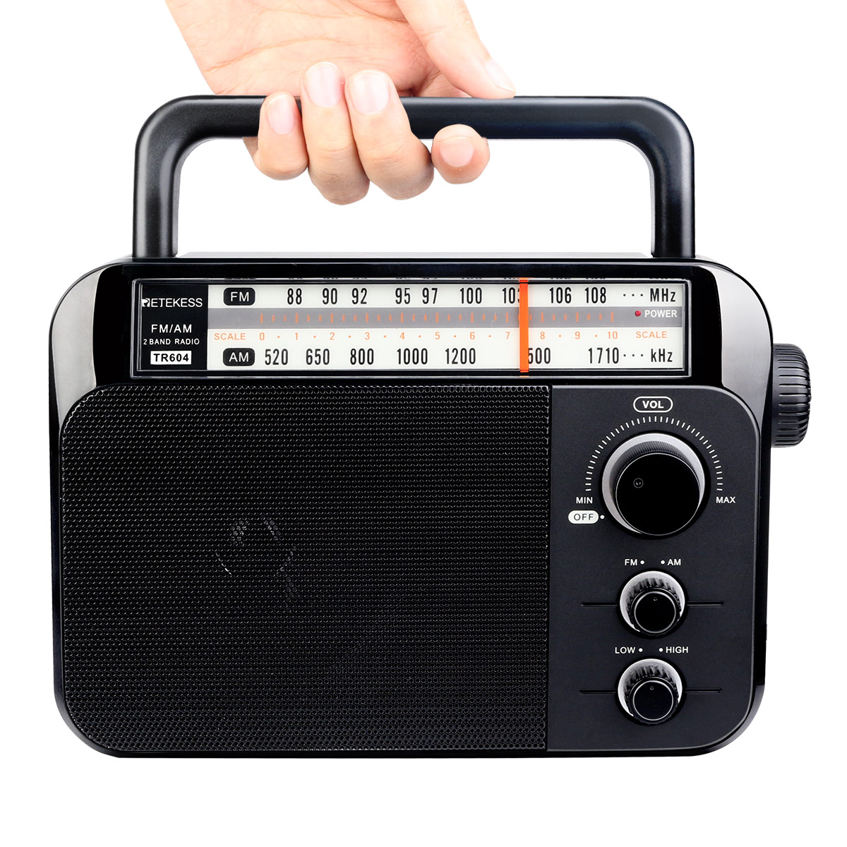 Smash Gedwongen Megalopolis Retekess TR604 AM FM Radio Portable Transistor Analog Radio