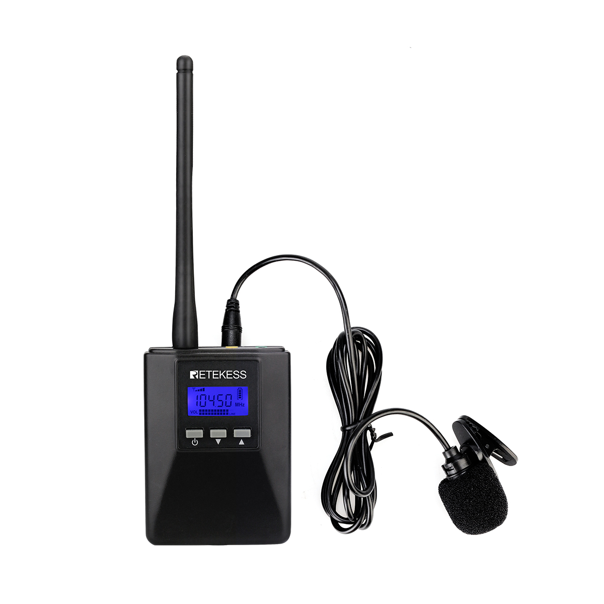 Retekess FT11 Portable FM Transmitter Support TF Card