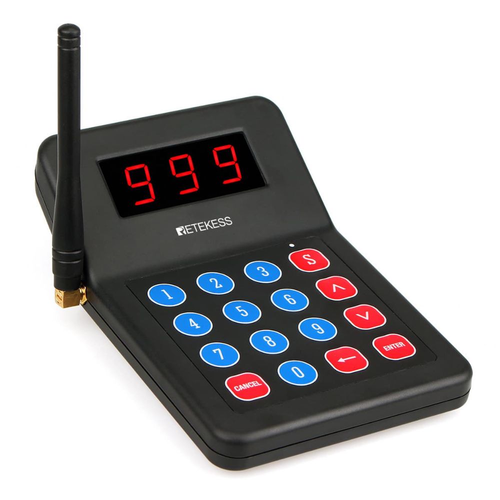 Retekess T119 Keypad for Wireless Guest Calling System Restaurant  