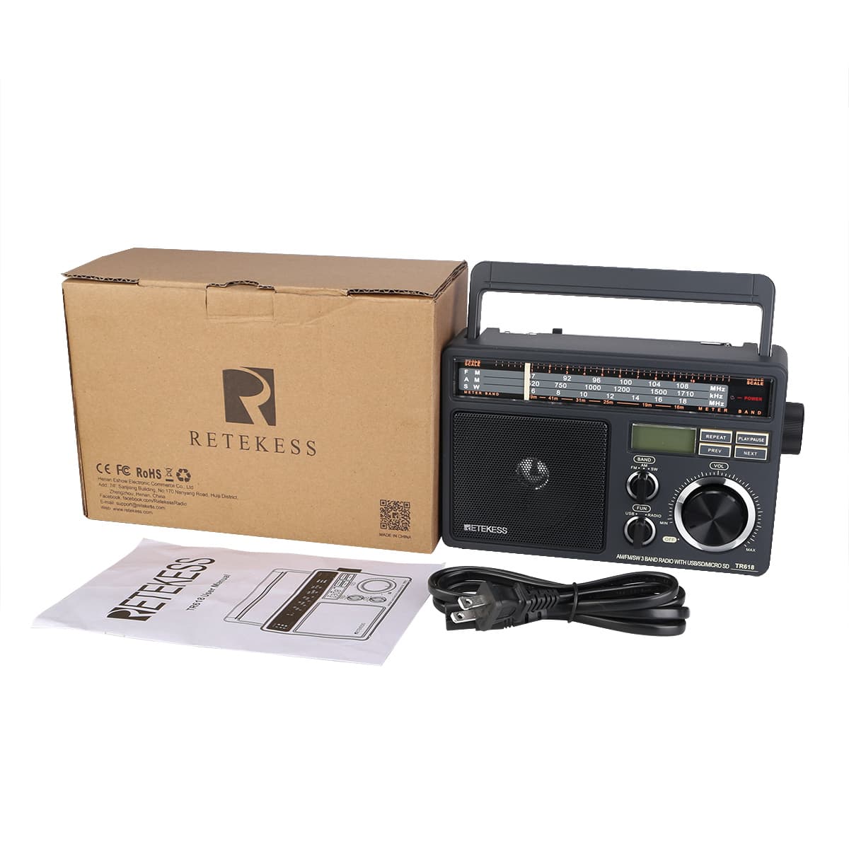 Portable Shortwave Radio, Retekess Portable Radio