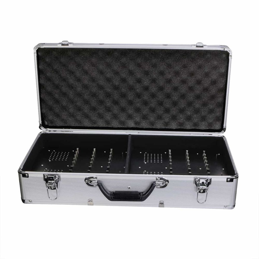 Retekess TT006 Portable 64 Slot Charge Case Storage Box for T130 TT106 receiver