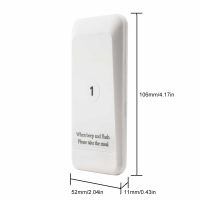 retekess td157 wireless pager calling system white pager size