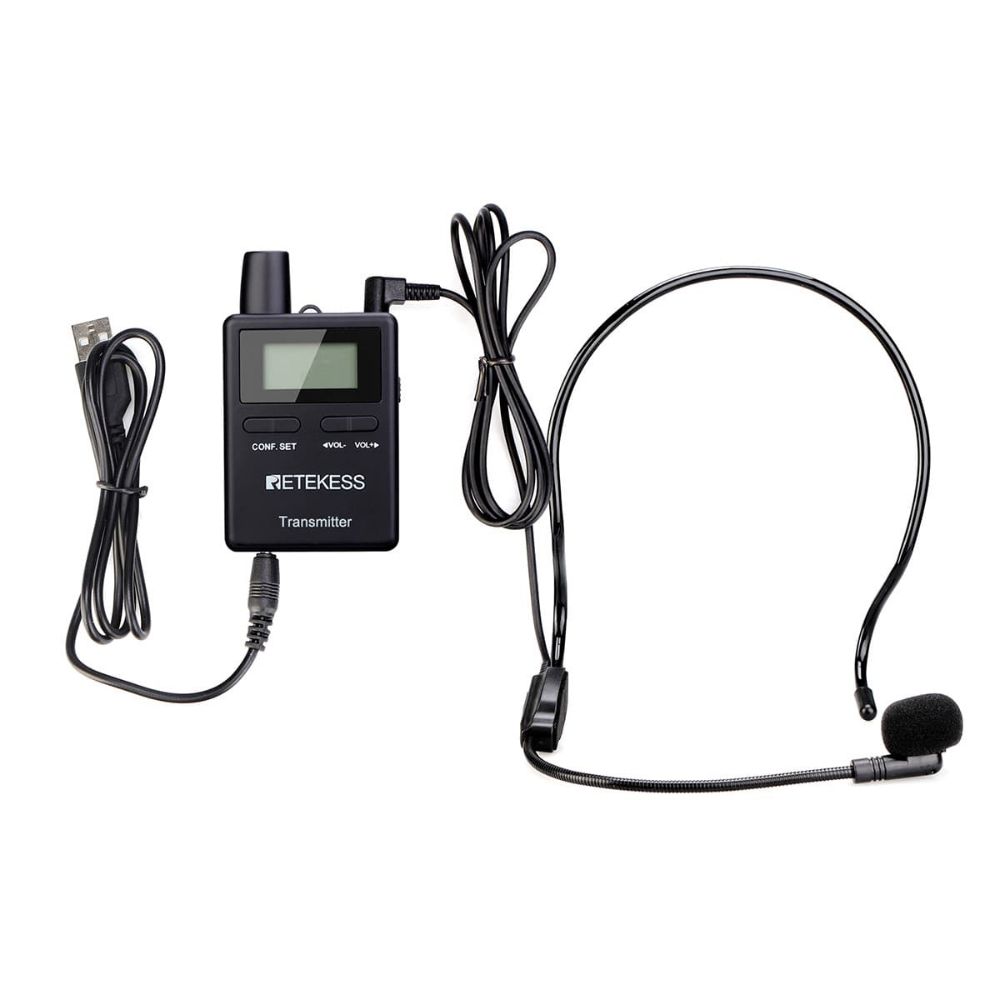 Retekess TT109 Digital Tour Guide System Longe Range Rechargeable for Hajj Umrah Tours and Interpretation