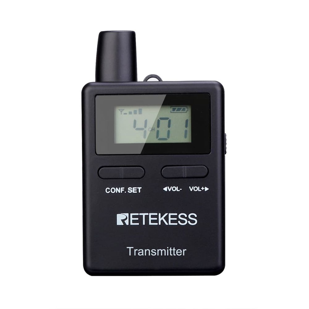 Retekess TT109 Tour Guide Transmitter 2.4GHz One Way