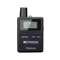 Retekess TT109 tour guide receiver operate buttons