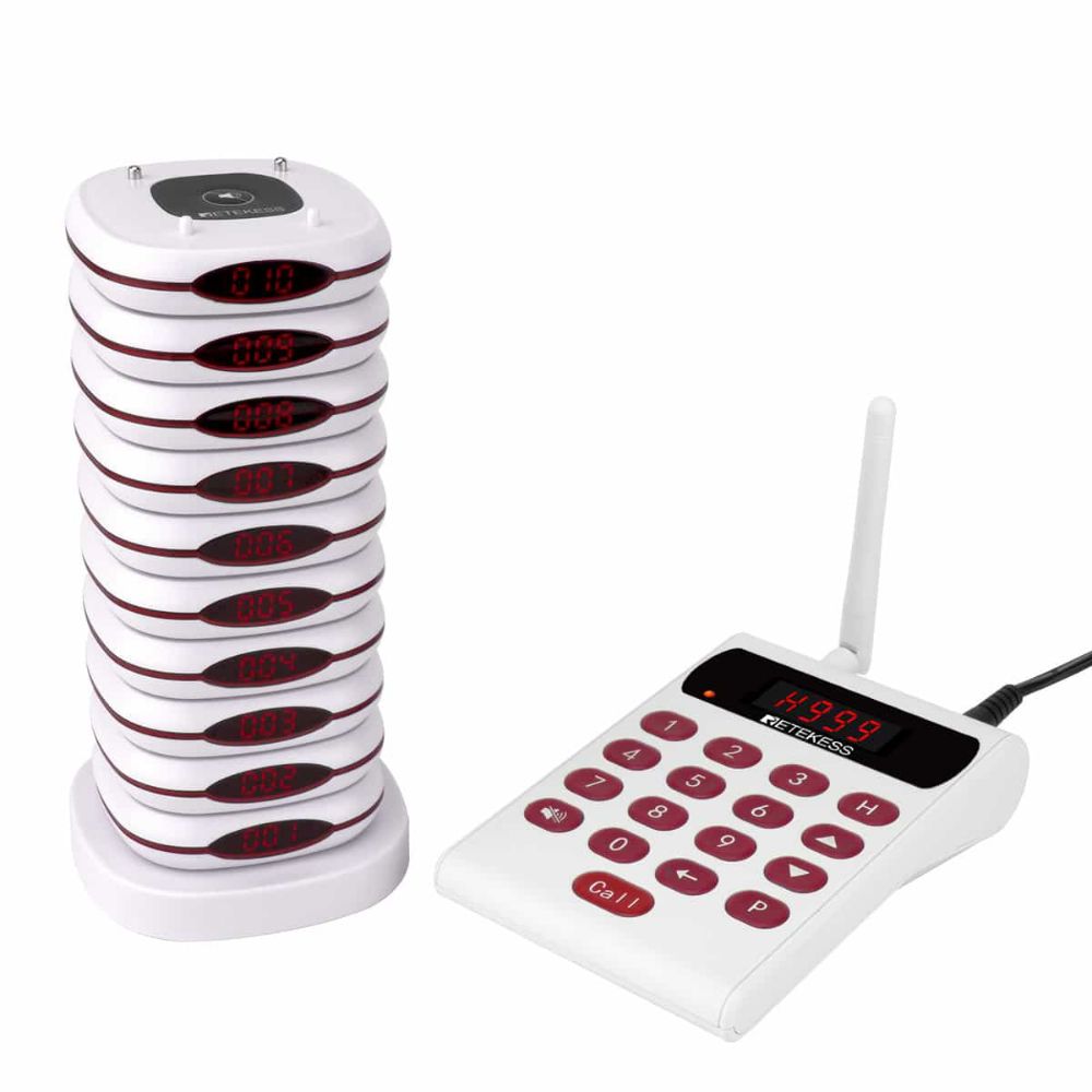 Retekess TD161 Wireless Pager System For Food Truck