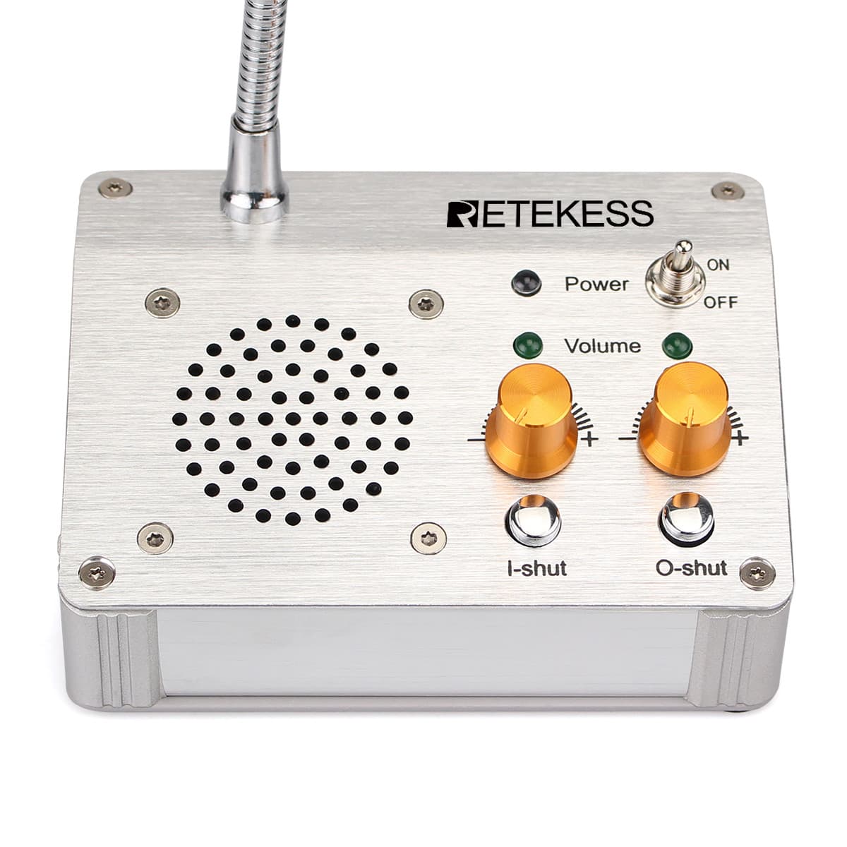 Retekess TW102 Interphone Microphone Tout Métal Système d