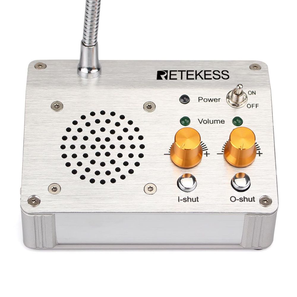 Retekess 3W TW104 Window Speaker Intercom with Full Duplex 