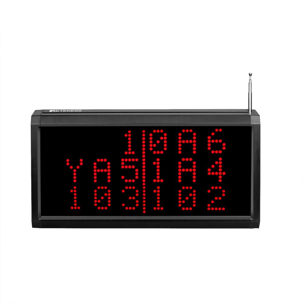 Retekess TD124 Wireless Calling System Display Receiver PC Connection