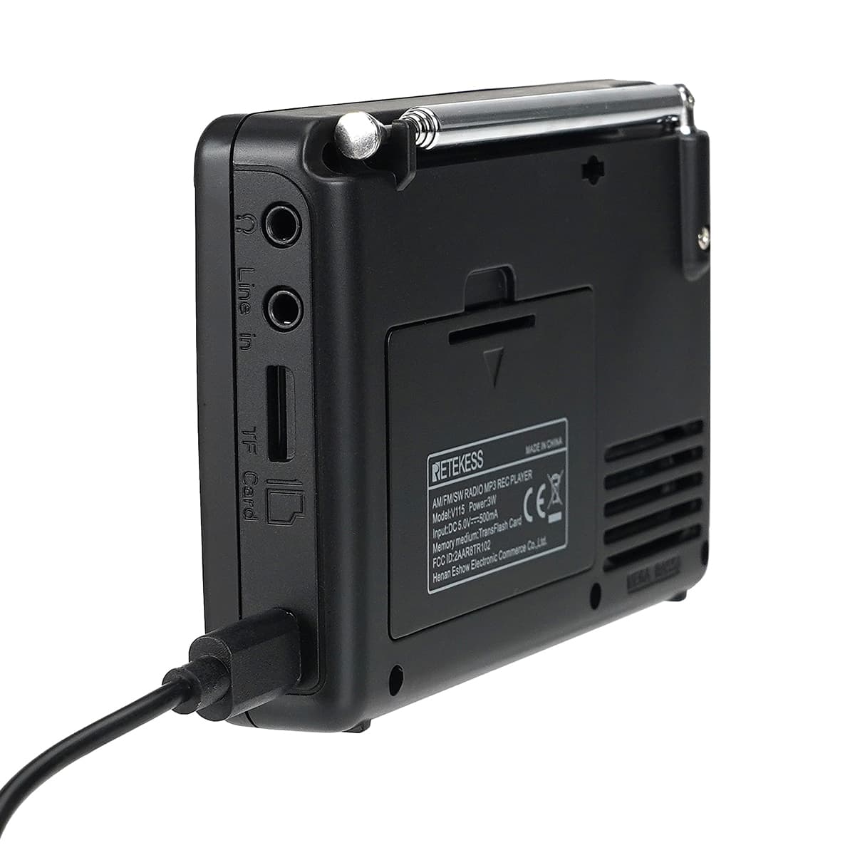 Retekess V115 Portable AM FM Radio with Shortwave MP3 Player