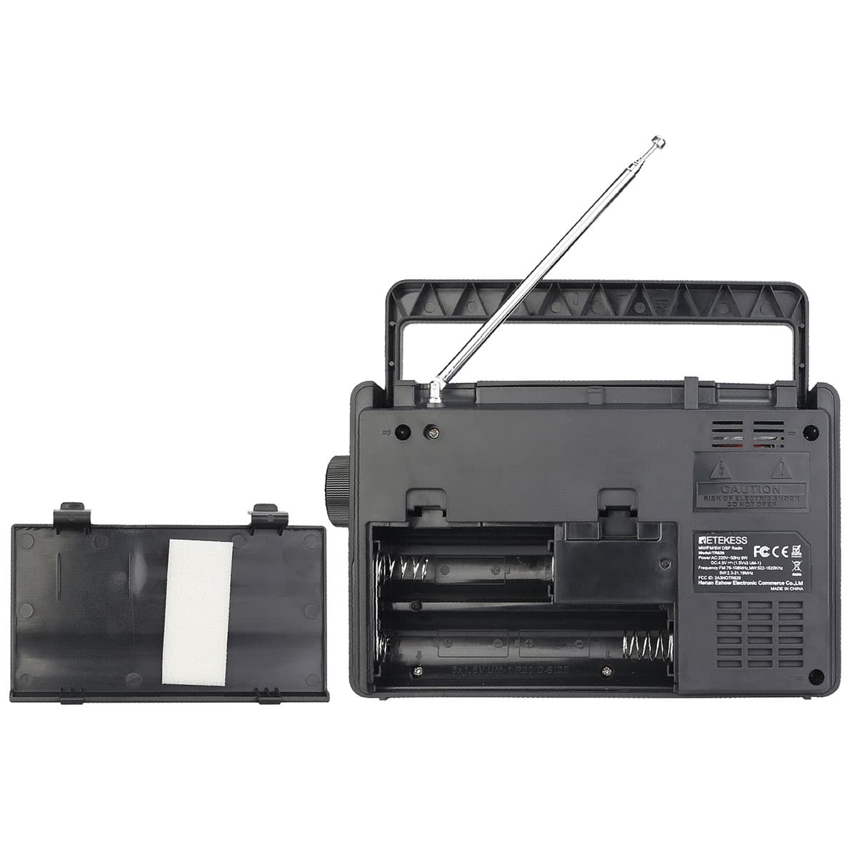  Retekess TR629 Radios portátiles de onda corta, radio digital  AM FM enchufe con DSP, soporte retroiluminación pantalla LCD, sintonización  digital y preajuste, USB, Micro SD, reloj, grabadora : Electrónica