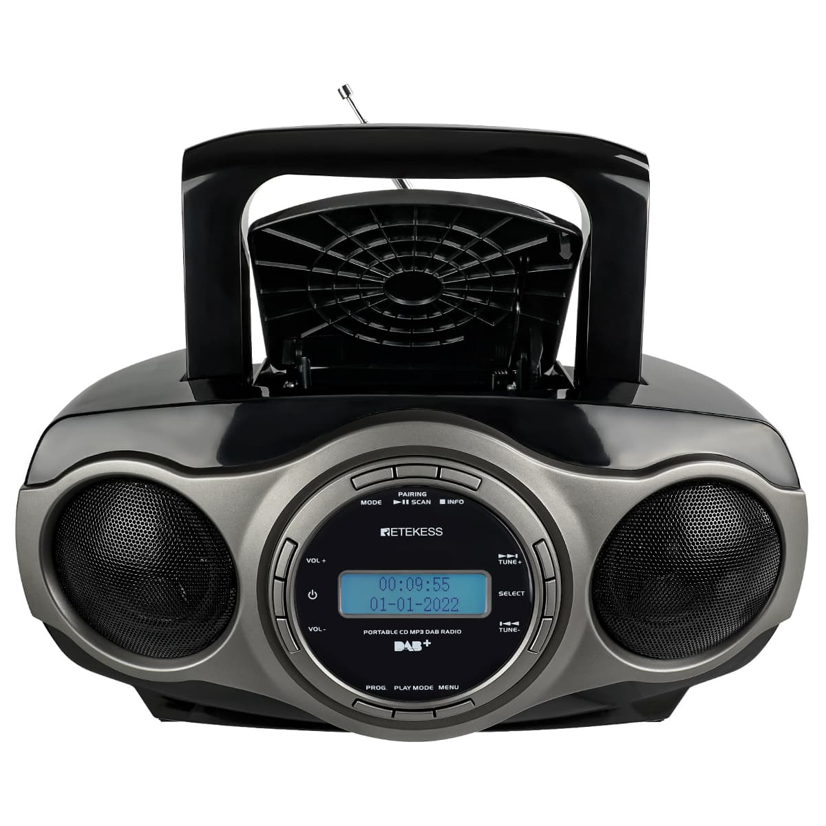 Retekess TR631 Stereo FM Radio Portable CD Receive DAB Station, USB, CD, AUX, European Version
