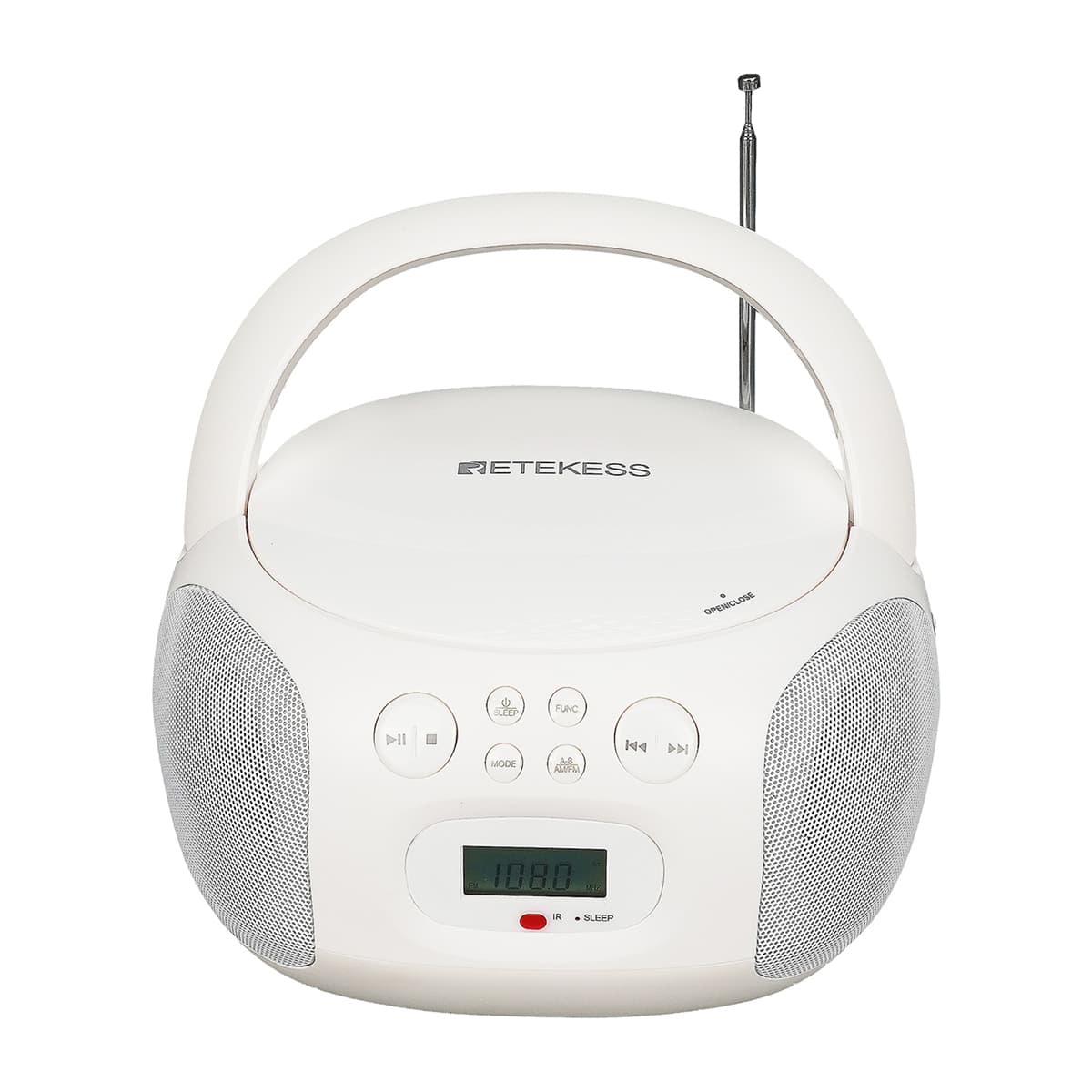 Retekess TR631 Stereo FM Radio Portable CD player, Receive DAB Station,  Support USB, CD, AUX, European Version