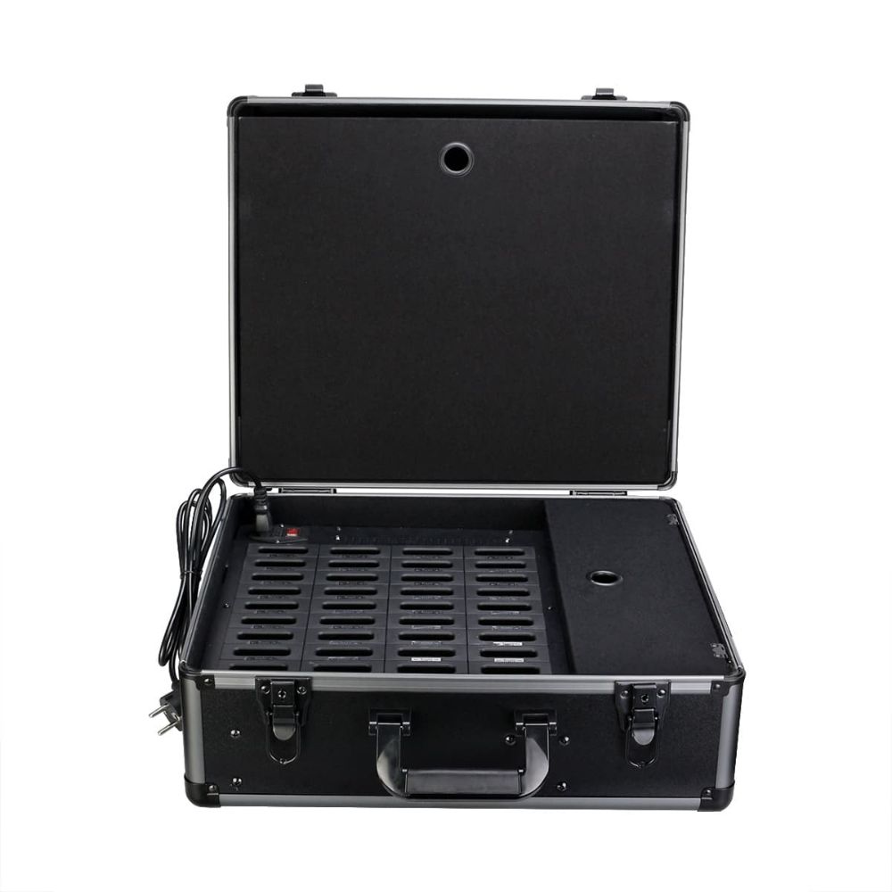 Retekess Charge Case for  TT101 TT102 Wireless Tour Guide System Portable 40 Slot 