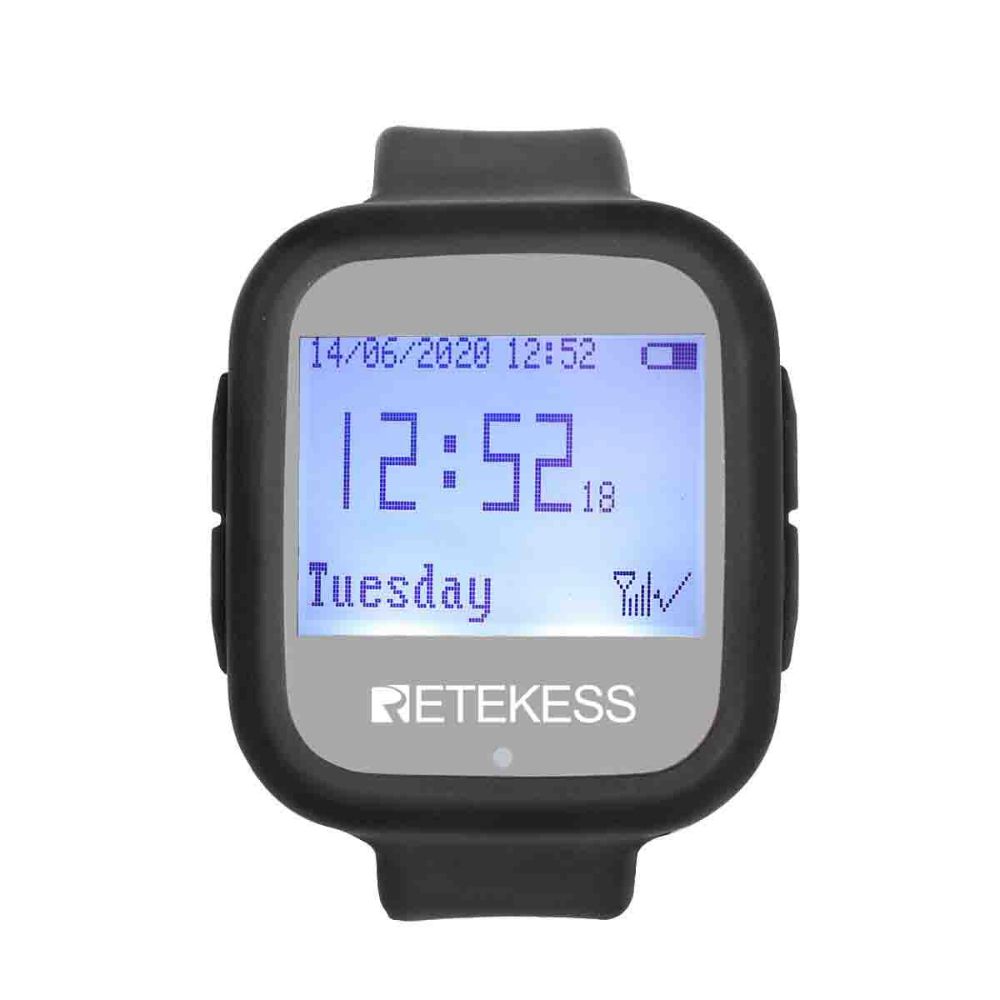 Retekess Watch Server TD106 Wireless Calling System Watch Receiver of Kitchen Club Clinic