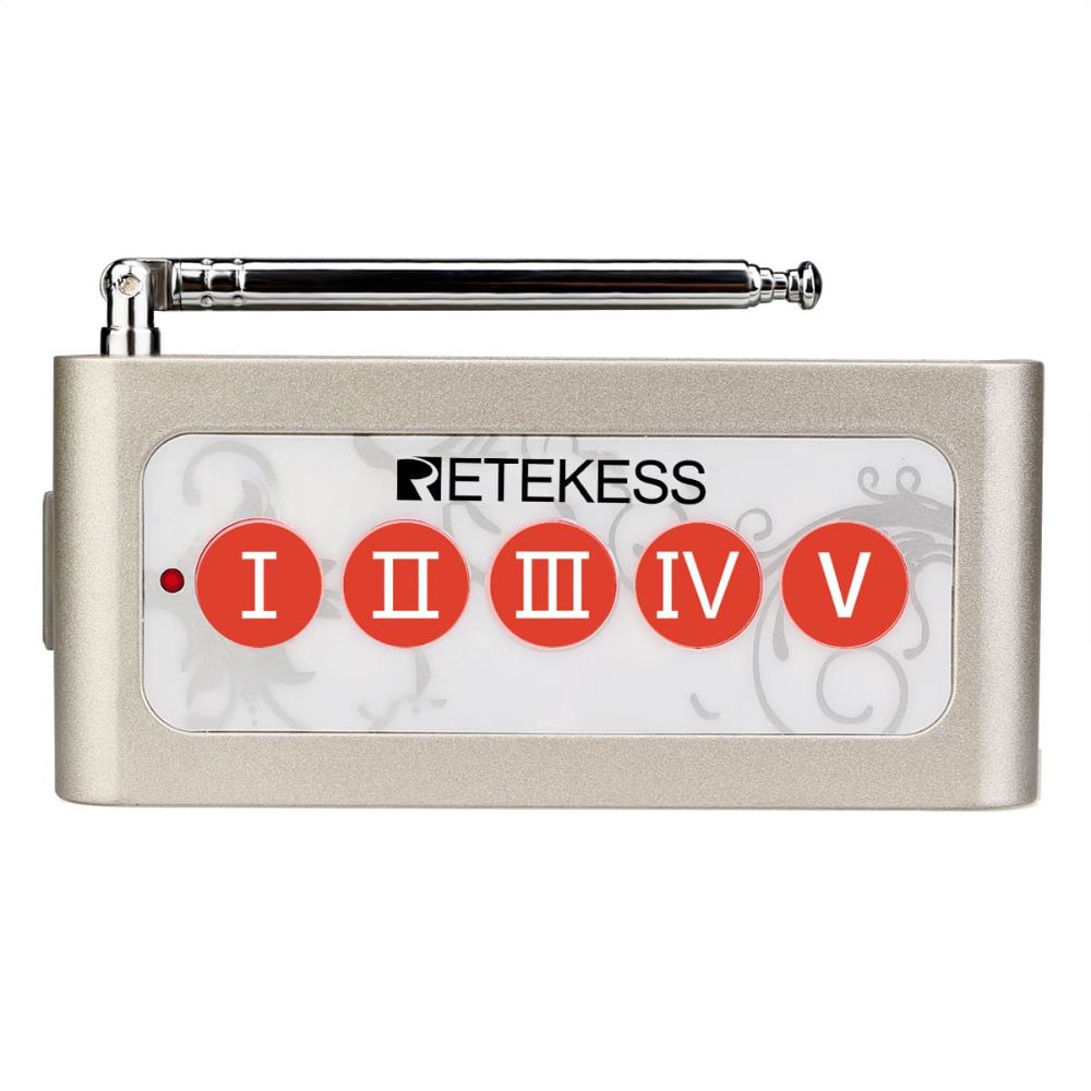 Retekess TD005 Waterproof Server Paging System for Kitchen Factory