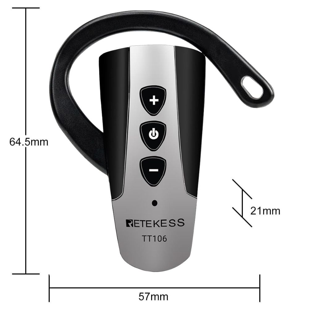 Retekess TT106 Receiver Tour Guide System