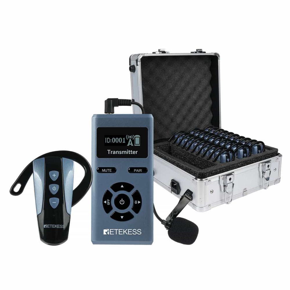 TT106S Earhook Receiver Wireless Tour Guide System Latest Upgrade of TT106