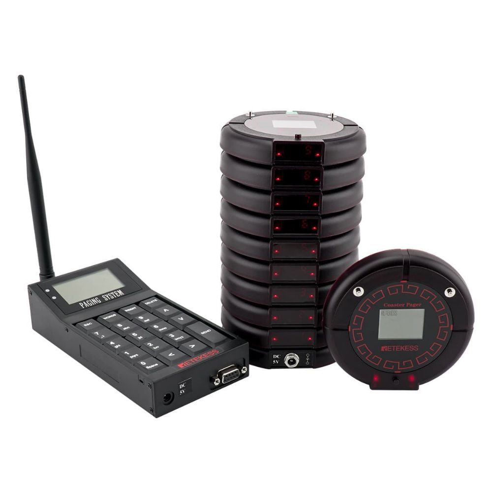 TD159 Wireless Smart Coaster Pager System with Long Range Pagers