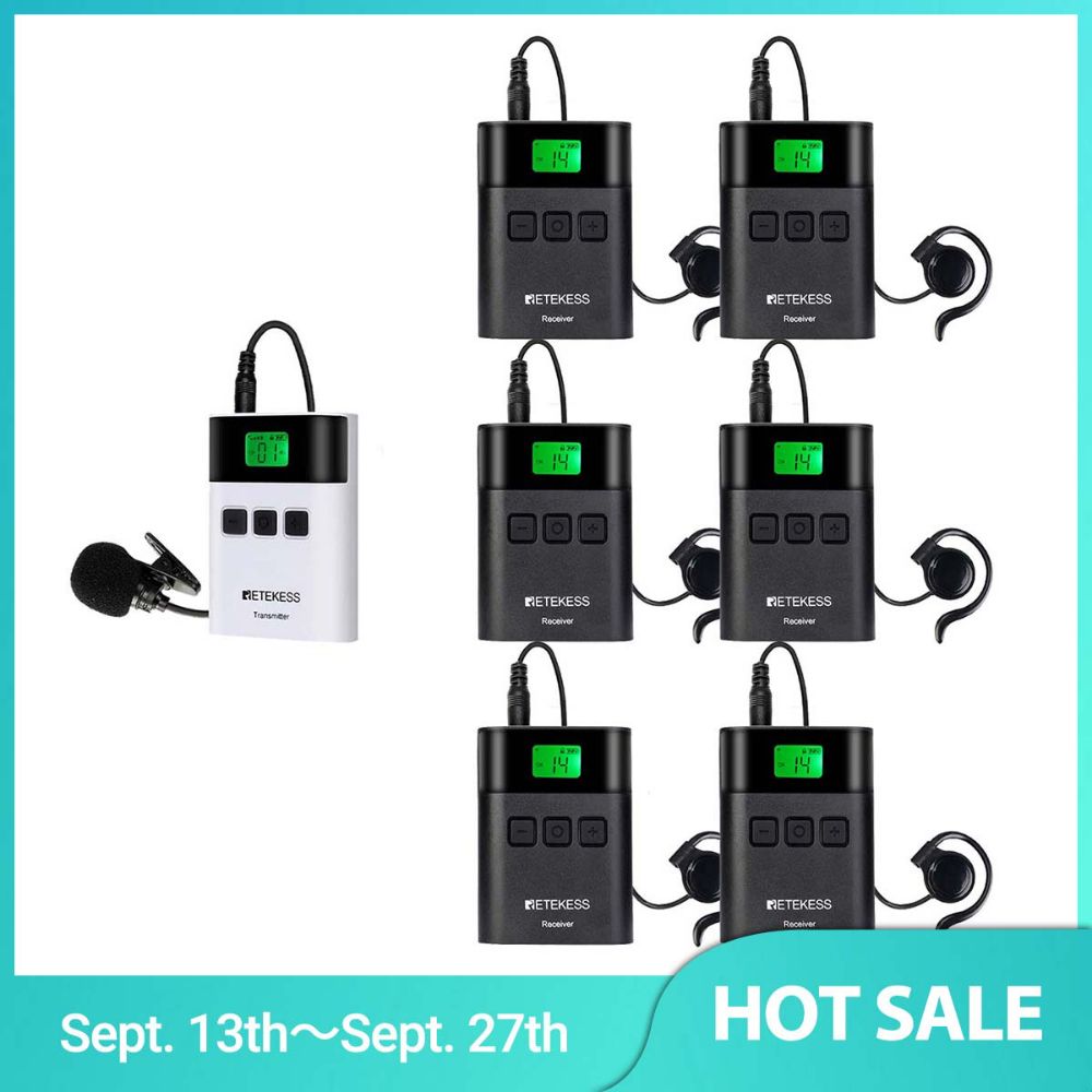 TT122 Wireless Tour Guide Audio System Long Range Communication