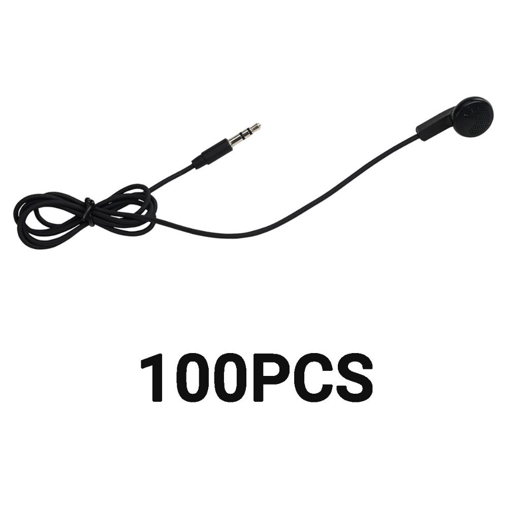 TT019 Universal Disposable Earpiece In-Ear Single-Sided Earphones 3.5 mm Audio Jack for Tour Guide Receiver