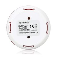 retekess wireless calling system restaurant td008 call button logo information
