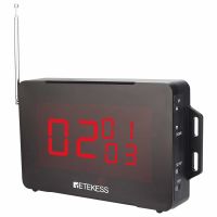 retekess wireless calling system restaurant td136 display receiver bar