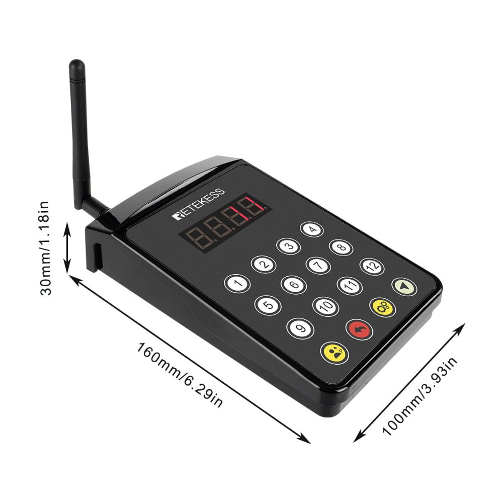 Retekess TD154 Wireless Waiter Call System Kitchen to Waiters Paging System for Restaurants, Bars, Retails