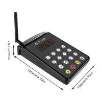 retekess td154 wireless waiter call system keypad size
