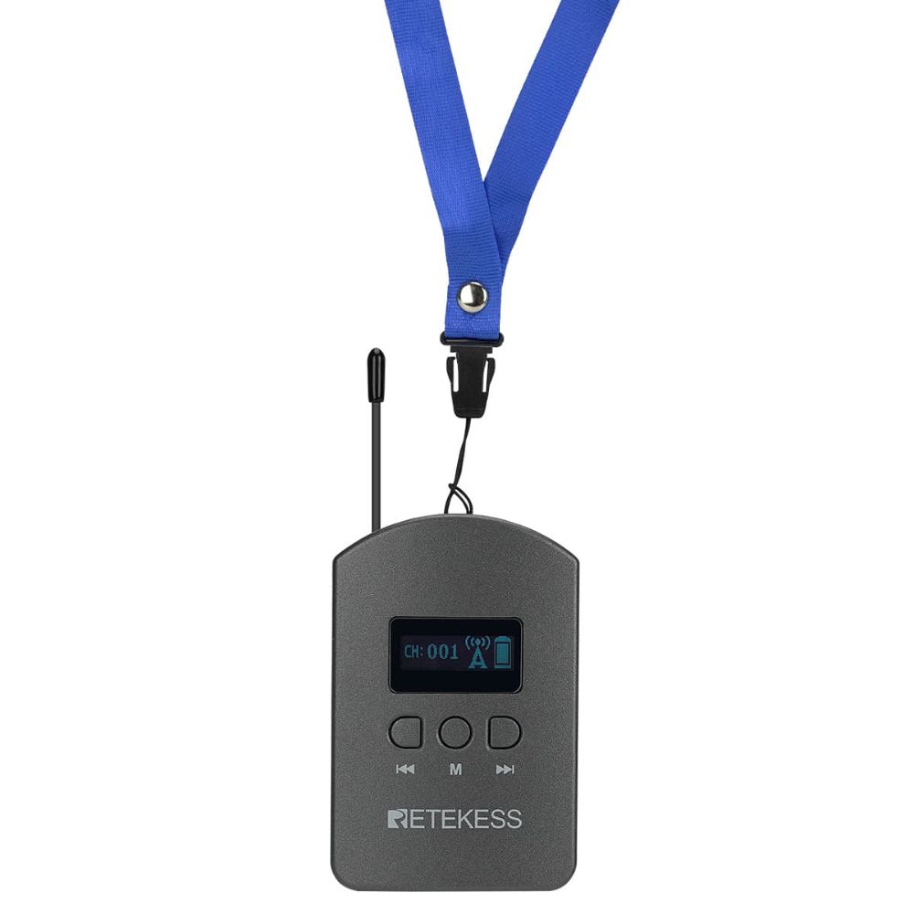 Retekess TT112 TT111 Whisper Wireless Tour Guide System for United States with Mini Ear-hook Receiver 