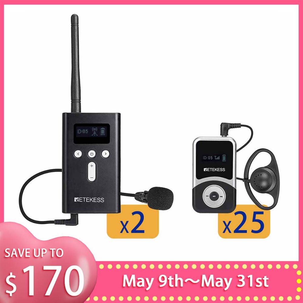 Retekess T130S T131S Interpreter Translation System for a Church School Conference