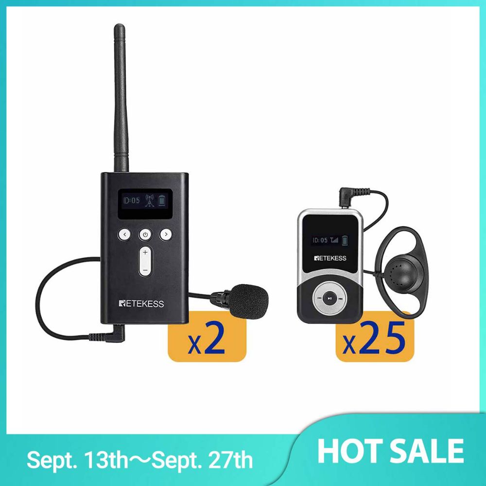 Retekess T130S T131S Interpretation Device for Church Translation and School Conference