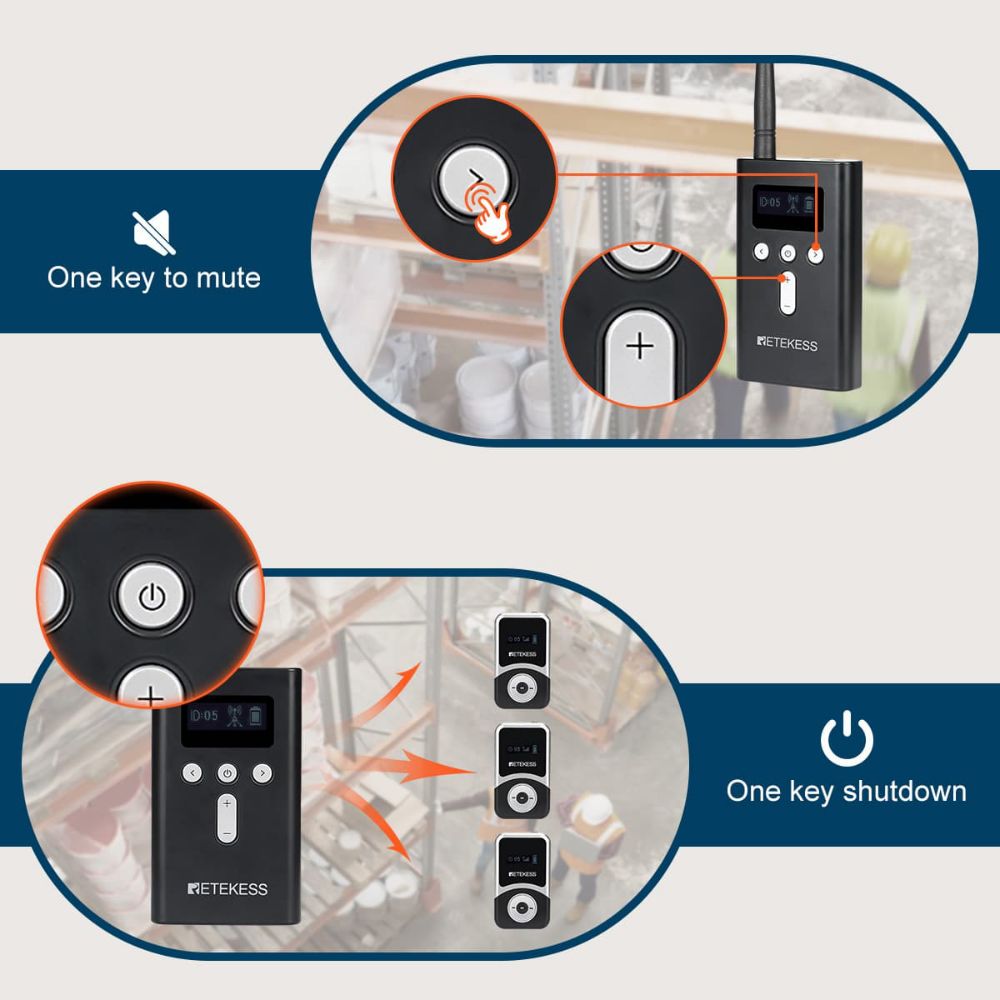 T130S T131S Whisper Radios for Tour, Church, Factory Visit, School, Interpretation and Assisted Hearing