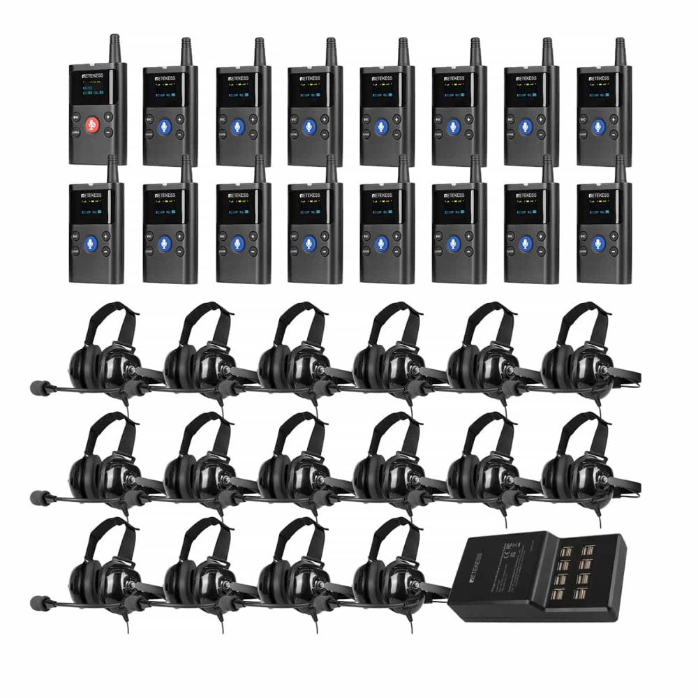 Retekess TT126 Two-way Headsets for Factory Tours