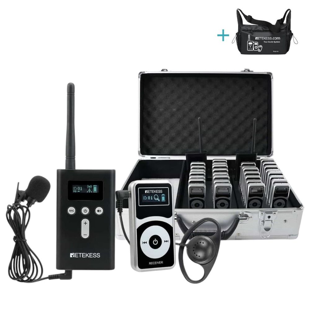 T130P T131P Whisper Tour Guide System Whisper Device For Guided Tour Group Communication