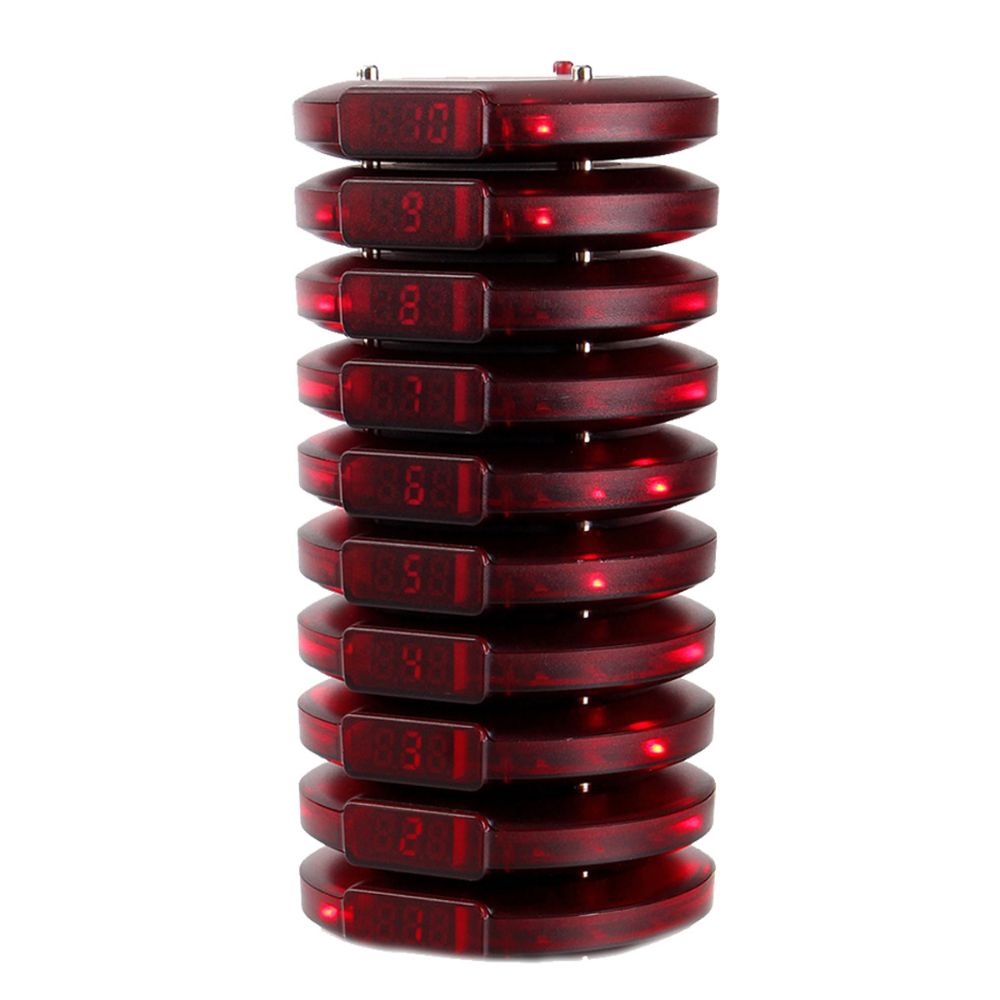 T119 Ladegerät Basis für Restaurant Food Wireless Call System Untersetzer Pager 