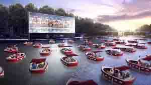 Solution for Floating Boat Cinema in September doloremque