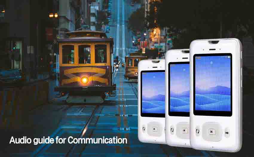 Retekess TT120 GPS audio tour guide system For Bus or Train