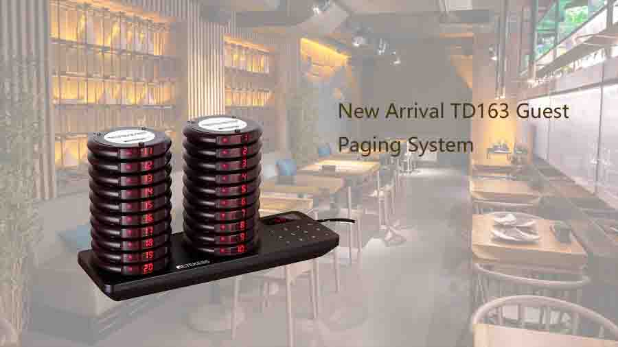 New Arrival of Retekess TD163 Guest Paging System