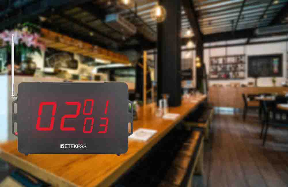 Service Calling Display Receiver is Good for Restaurant
