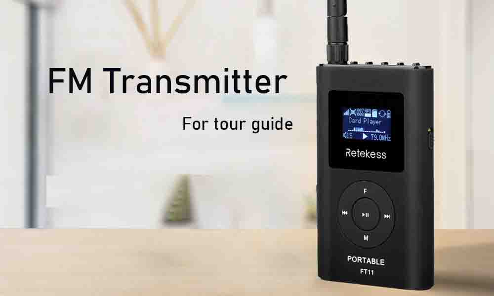 Retekess Portable FM Transmitter Tour Guide