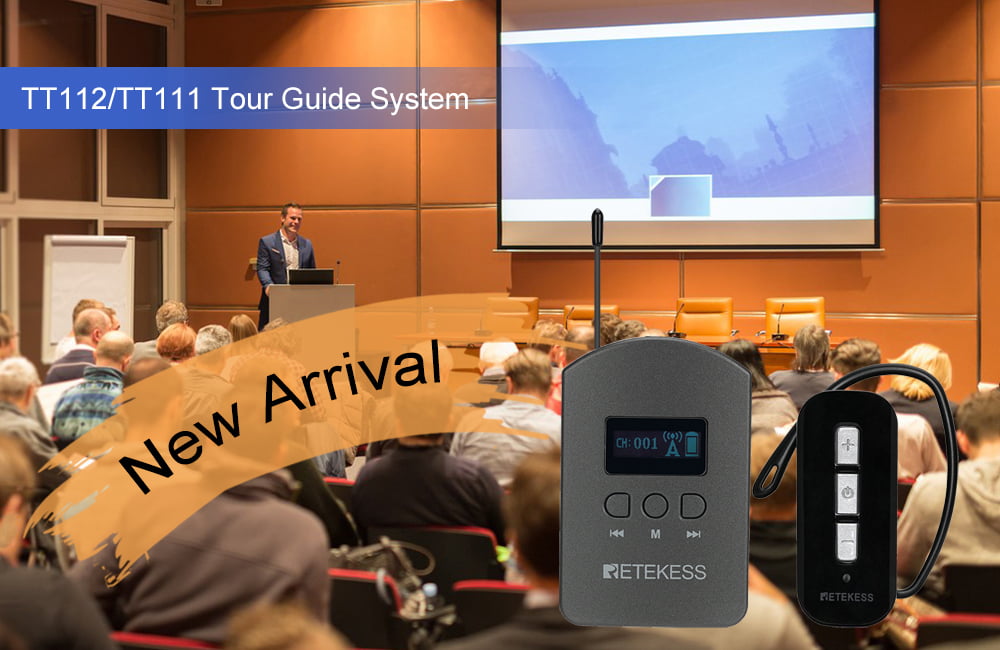 TT112/TT111 Portable Tour Guide Audio System
