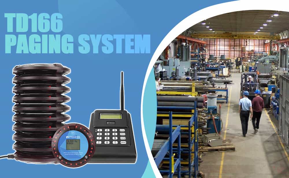 What Industry Does TD166 Paging System Use For?