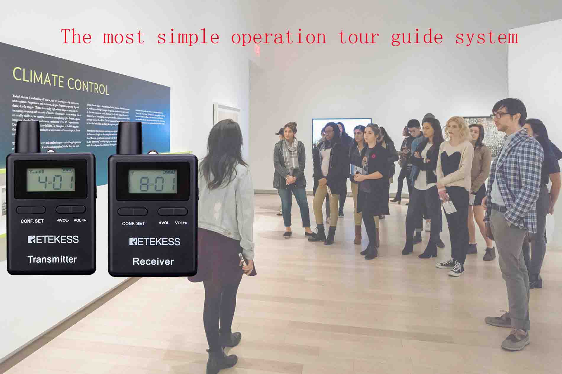 Which model is the simplest operate tour guide system of Retekess？