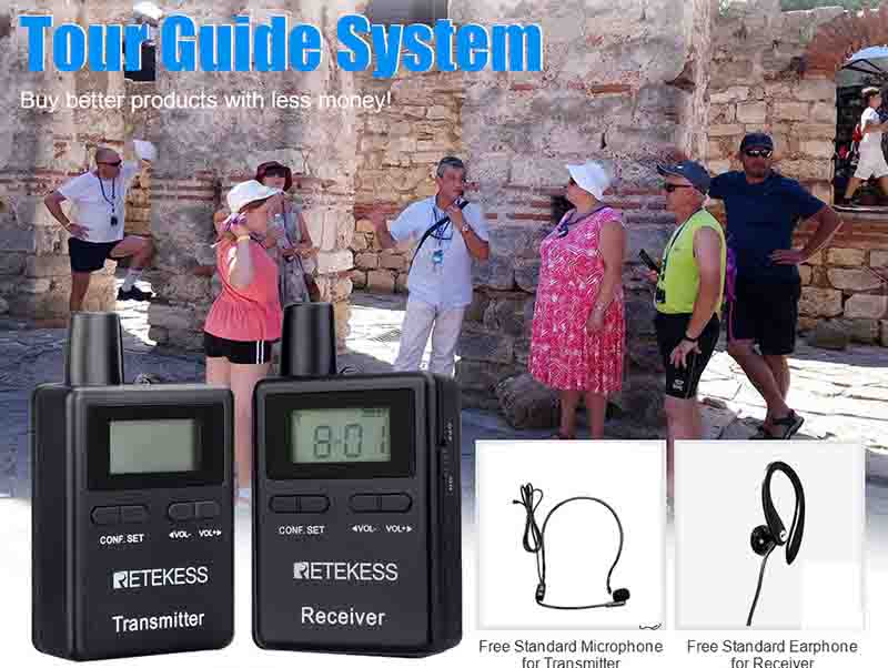 Retekess TT109 Tour Guide System