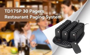 TD175P 30 Pagers Restaurant Paging System: Best for Busy Times and Large Restaurants doloremque