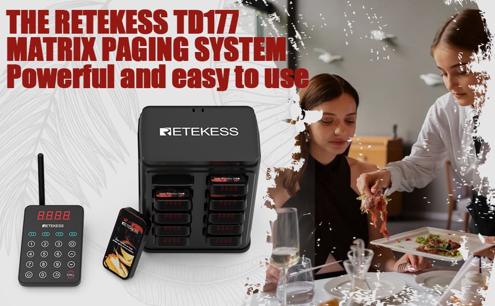 The Retekess TD177 Matrices Paging System： Powerful and easy to use
