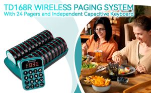 TD168R Wireless Paging System:With 24 Pagers and Independent Capacitive Keyboard doloremque