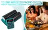 TD168R Wireless Paging System:With 24 Pagers and Independent Capacitive Keyboard